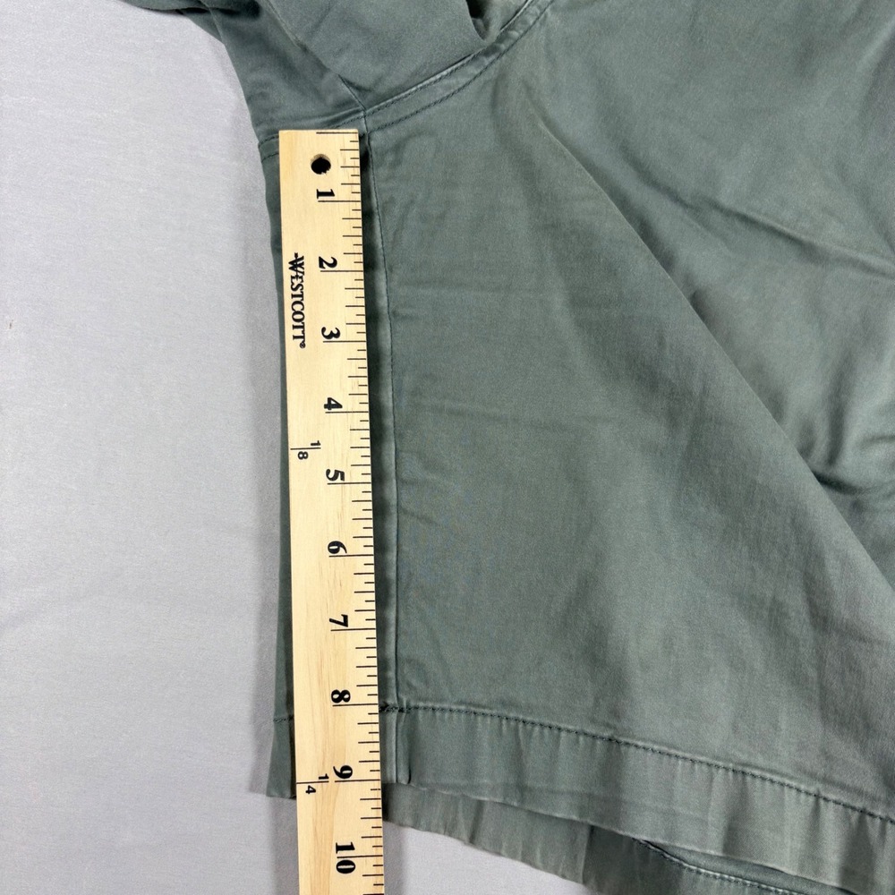 Tommy Bahama Boracay Shorts Mens 36 Green Olive Drab Flat Front Chino T815546 - Picture 6 of 11